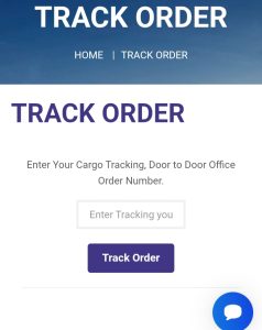Tracking Code for consignment 